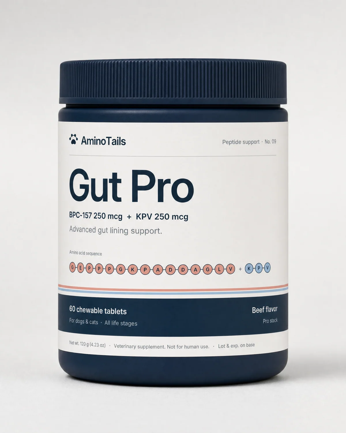 AminoTails Gut Pro jar