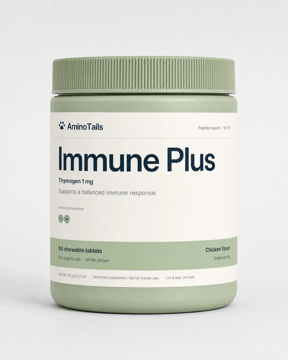 AminoTails Immune Plus jar