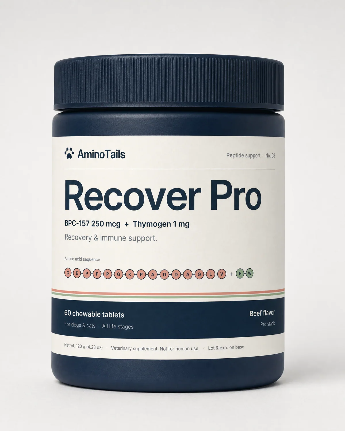 AminoTails Recover Pro jar