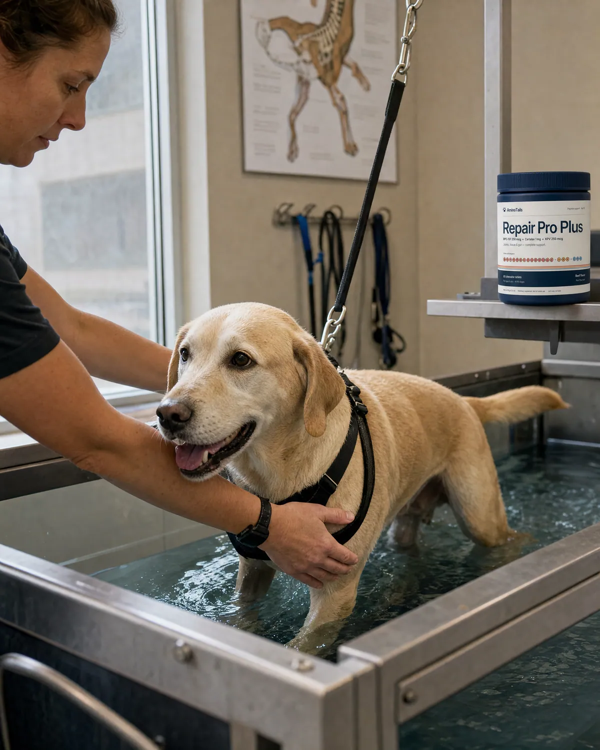 A pet with Repair Pro Plus