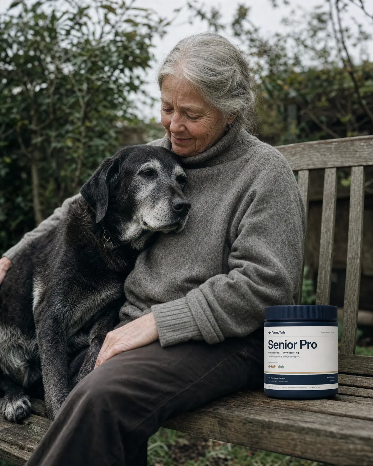 A pet with Senior Pro
