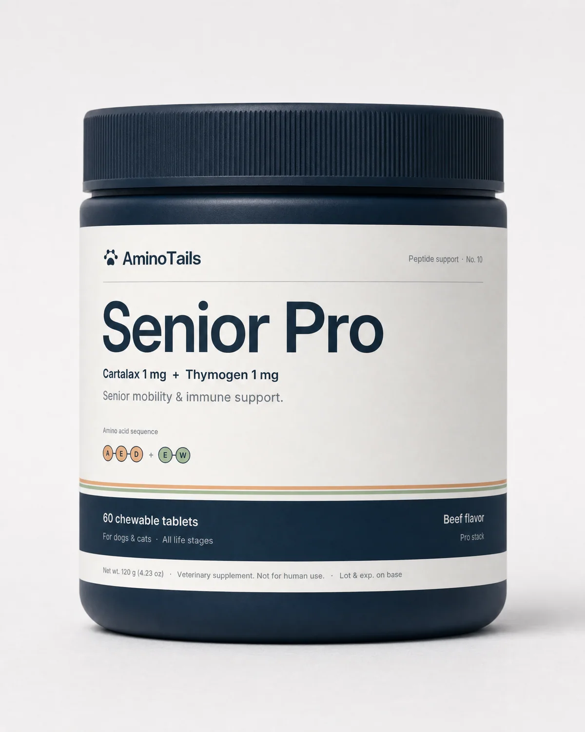AminoTails Senior Pro jar