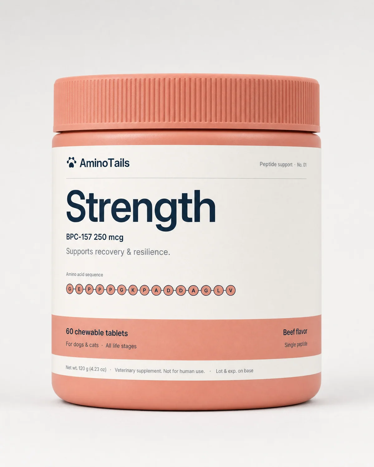 AminoTails Strength jar